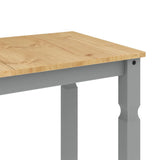 3 Piece Dining Set PANAMA Grey Solid Wood Pine 3345195