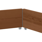 Raised Bed Hexagon Brown 160x160 cm Solid Wood Pine 4010320
