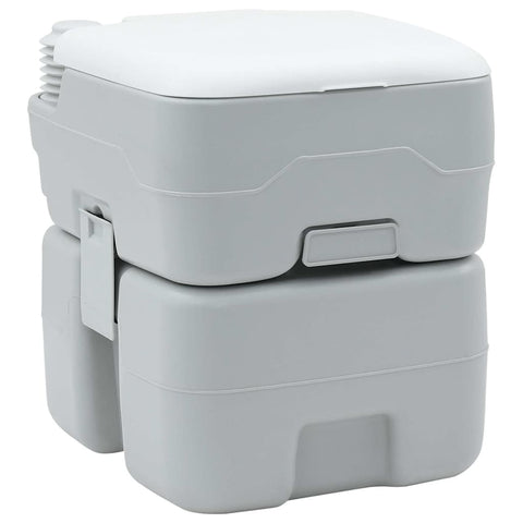 Portable Camping Toilet Grey 41.5 x 36.5 x 42 cm 42001427