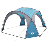 Side Tent with Roof Blue 410 x 410 x 250 cm Polyester and Steel 42028682