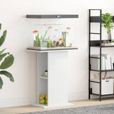 Aquarium Stand White 60.5x36x72.5 cm Engineered Wood 833639
