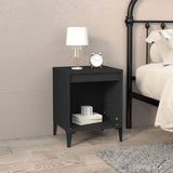 Bedside Cabinets 2 pcs Black 40x35x50 cm 821877