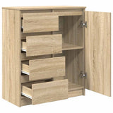 Sideboard with Drawers Sonoma Oak 71x35x84 cm Engineered Wood 861582