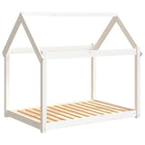 Dog Bed White 111x80x100 cm Solid Wood Pine 822218