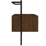 TV Cabinet Wall-mounted Brown Oak 100.5x30x51 cm Engineered Wood 833462