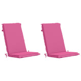 High Back Chair Cushion GEMERT 2 pcs 100% Polyester Pink 945933