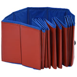 Foldable Dog Swimming Pool Red 120x30 cm PVC 170823