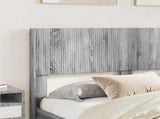 Bed Frame with Storage and Headboard Grey Sonoma 150 x 200 cm 3414298