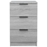 Bedside Cabinet Grey Sonoma 40x36x65 cm 817053