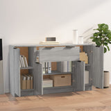 Sideboards 3 pcs Grey Sonoma Engineered Wood 3115834