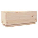 TV Cabinet 90x35x35 cm Solid Wood Pine 813829