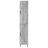 Cabinet Set 2 pcs Grey Sonoma 33 x 34.5 x 89.5 cm 3416634