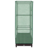 Raised Bed with Greenhouse Cover Rattan Look 80x40x123 cm 4015796