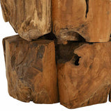 Coffee Table Solid Teak Driftwood 60 cm 243474