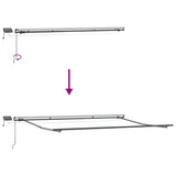 Manual Retractable Awning with LEDs Anthracite&White 500x300 cm 3310239
