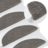 Stair Mats Self-adhesive 20 pcs Grey 56x17x3 cm 3365909