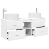 Bathroom Furniture Set 3 pcs White 49.5 x 44.5 x 65.5 cm 3405947