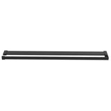 Walk-in Shower Wall with Shelf Black 90x195 cm ESG Glass&Aluminium 3185461