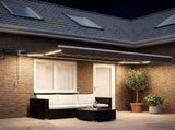 Manual Awning Frame with LEDs Taupe 4.5 x 3.5 m 3426299