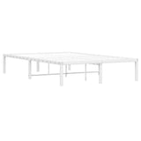 Metal Bed Frame without Mattress White 120x200cm 373671