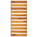 3-Tier Folding Shelf Brown 70x31x63 cm Solid Wood Acacia 153328
