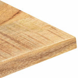 Table Top Solid Mango Wood 25-27 mm 90x70 cm 286029