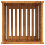 Garden Planter with Liner 50x50x50 cm Solid Wood Acacia 366440