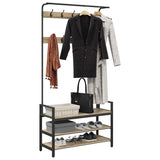 Coat Rack Sonoma Oak 95 x 34 x 184 cm Engineered wood 879960
