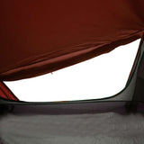 Camping Tent Tunnel 2-Person Grey and Orange Waterproof 94614