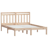 3100569 Bed Frame without Mattress Solid Wood 140x190 cm