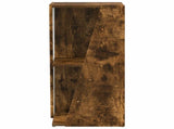 Side Shelf Smoked Oak 33 x 32 x 70.5 cm Engineered Wood 892412