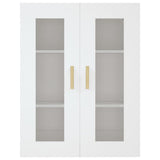 Hanging Wall Cabinet White 69.5x34x90 cm 812276