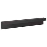 Garden Cover Profile 10 pcs 100 x 10 x 15 cm Steel Black 8012907