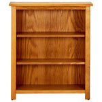 3-Tier Bookcase 70x22.5x82 cm Solid Oak Wood 244468