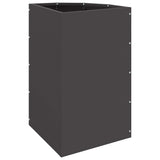 Corner Planter Black 30 x 30 x 50 cm Steel 883675