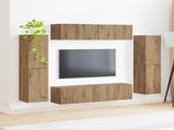 TV Cabinet Set 8 pcs Artisan Oak Engineered Wood 3409140