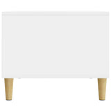 Coffee Table High Gloss White 90 x 50 x 40 cm Engineered Wood 894729