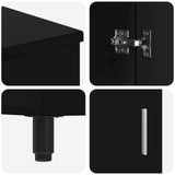Bathroom Vanity Unit Black 60 x 35 x 60 cm Engineered Wood 889396