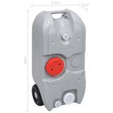 30134 Wheeled Water Tank for Camping 40 L Grey