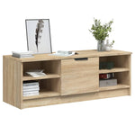 TV Cabinet Sonoma Oak 102x35.5x36.5 cm Engineered Wood 811370
