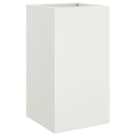 ZNTS Planter White 42x38x75 cm Steel 841578