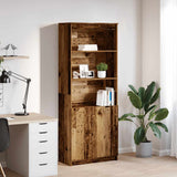 Highboard Old Wood 70x35x180 cm Engineered Wood 3328478