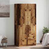 Wardrobe Old Wood 80x52x180 cm Engineered Wood 855886