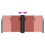 Retractable Side Awning Terracotta 100x600 cm 4004588
