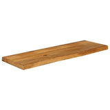 Table Top Live Edge 120x20x3.8 cm Solid Wood Mango 370566
