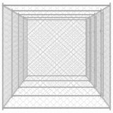Dog Cage Silver 800 x 200 x 200 cm Galvanised Steel 3368308