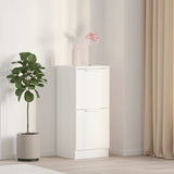 Sideboard White 30x30x70 cm Engineered Wood 811169