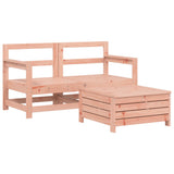 3 Piece Garden Sofa Set Solid Wood Douglas Fir 3250762