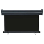 Balcony Side Awning 125x250 cm Black 48418