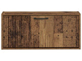 Wall-Mounted Shoe Cabinet HAARLEM 71 x 17 x 43 cm Old Wood 896853
